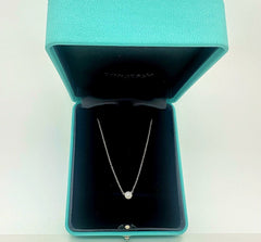 Tiffany & Co. Elsa Peretti Diamonds by the Yard 0.37 ct Diamond Pendant Platinum