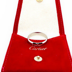 Cartier 1895 Platinum Wedding Band Ring 5 MM