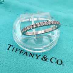 Tiffany & Co NOVO Full Circle Diamond Wedding Band Ring Platinum