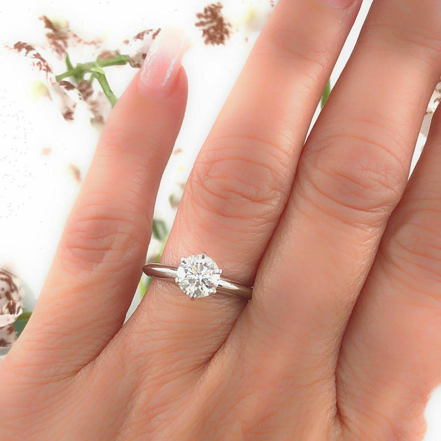 Tiffany & Co. 1.07 Diamond Engagement Ring