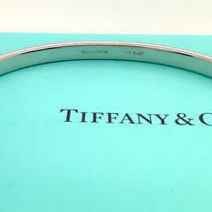 Tiffany & Co. ETOILE Platinum Bangle Bracelet with Diamonds