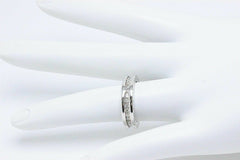 Bvlgari Bulgari B.Zero 1 Diamond Wedding Band Ring in 18k White Gold