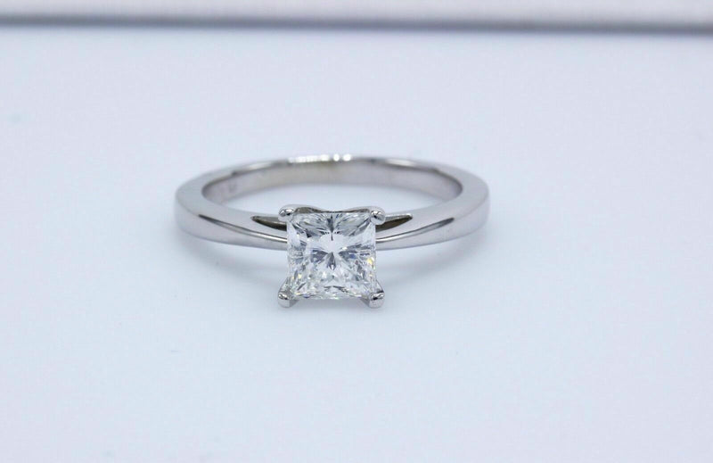 Celebration Diamond Engagement Ring Princess 0.97ct 18k White Gold $10000 Retail