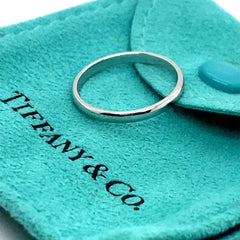 Tiffany & co Classic Wedding Band Ring 2 MM Platinum