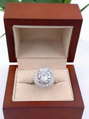2.50 TCW E VS Diamond Engagement Ring Semi Mounting 14K 11mm