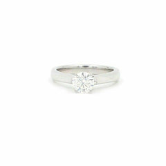 Celebration Diamond Engagement Ring Round 0.98 ct I S1 14K White Gold $9K Retail