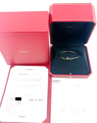 Cartier Juste Un Clou 18k Yellow Gold Small Model Bracelet COA Boxes Receipt