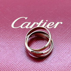 Vintage CARTIER Trinity Les Must De Cartier Multi-Tone 18kt Gold Ring