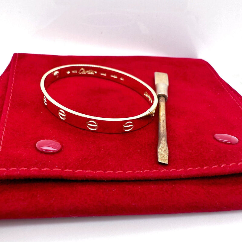 CARTIER Rare Vintage Aldo Cipullo 18kt YG LOVE Bracelet circa 1970