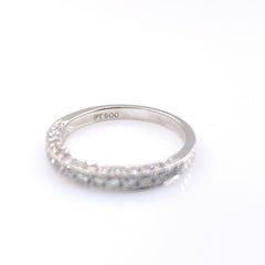 JB Star Classic Romance Round Diamonds Wedding Band in Platinum