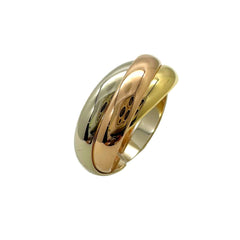 Vintage CARTIER Trinity Les Must De Cartier Multi-Tone 18kt Gold Ring