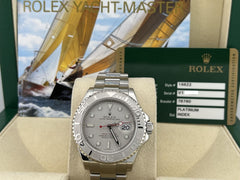 Rolex Yacht Master 16622 40mm Stainless Steel Platinum Bezel Box Paper 2011