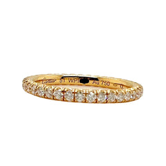 Cartier Etincelle De Cartier Diamond Eternity Wedding Band 18kt Yellow Gold