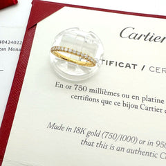 Cartier Etincelle De Cartier Diamond Eternity Wedding Band 18kt Yellow Gold