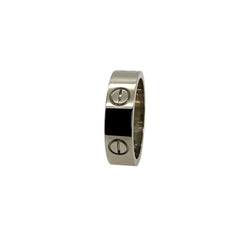 Cartier Circa 1996 Love Band Ring in 18k White Gold 5 mm