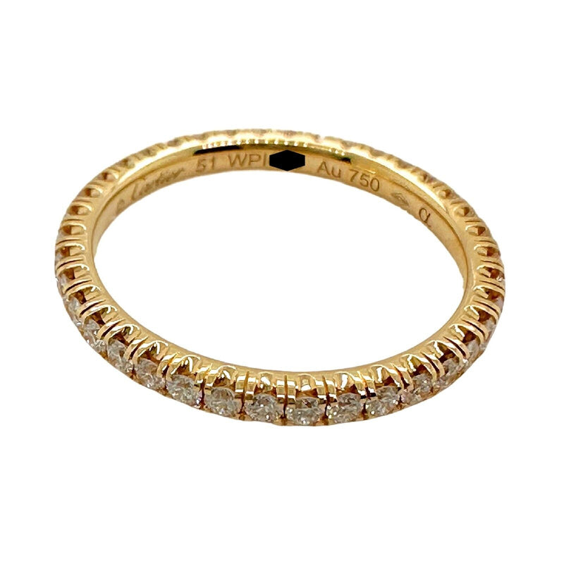 Cartier Etincelle De Cartier Diamond Eternity Wedding Band 18kt Yellow Gold