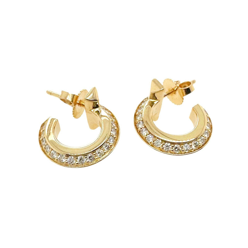 Tiffany & Co. T1 Diamond Hoop Earrings in 18kt Yellow Gold Extra Small