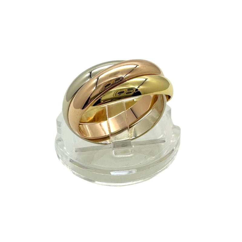 Vintage CARTIER Trinity Les Must De Cartier Multi-Tone 18kt Gold Ring