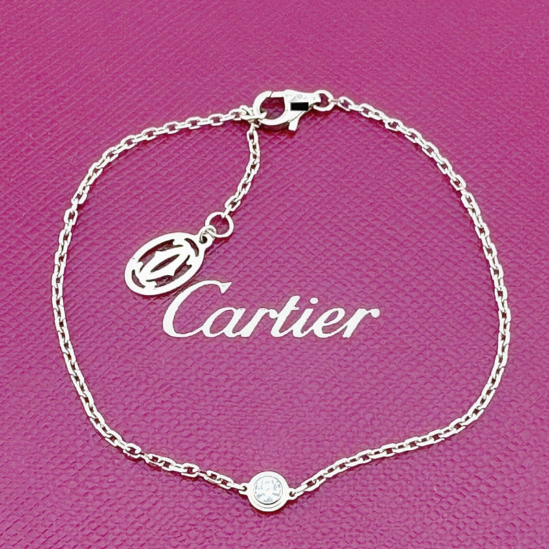 Cartier D'Amour 18k Yellow Gold Diamond Bracelet COA Receipt