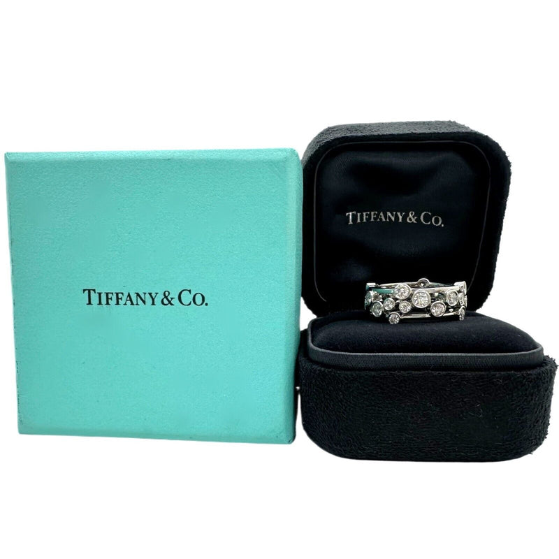 Tiffany & Co Bubbles Collection Round Diamond Band Ring in Platinum