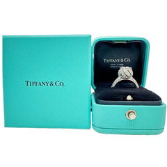 Tiffany & Co Schlumberger Buds Diamond Engagement Ring Round 1.68 cts G VS1