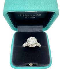 Tiffany & Co Schlumberger Buds Diamond Engagement Ring Round 1.68 cts G VS1