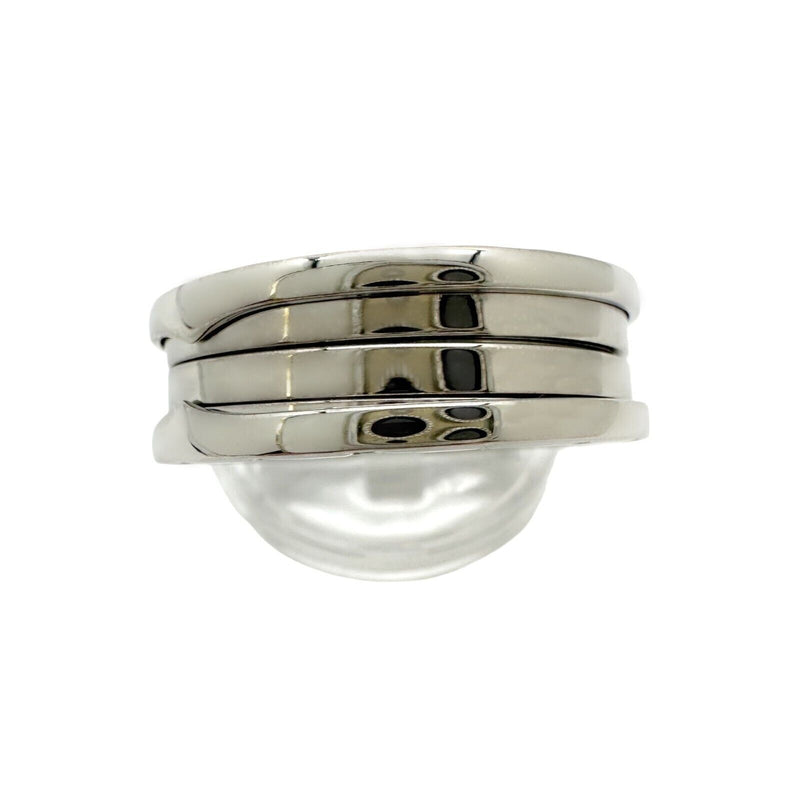 Bvlgari  B.Zero1 18k White Gold Three Band Wedding Band Ring Original Receipt