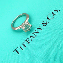 Tiffany & Co Platinum Round Diamond 1.60 cts I VS1 Solitaire Engagement Ring