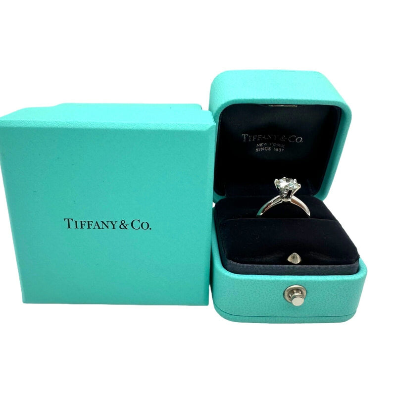 Tiffany & Co Platinum Round Diamond 1.60 cts I VS1 Solitaire Engagement Ring