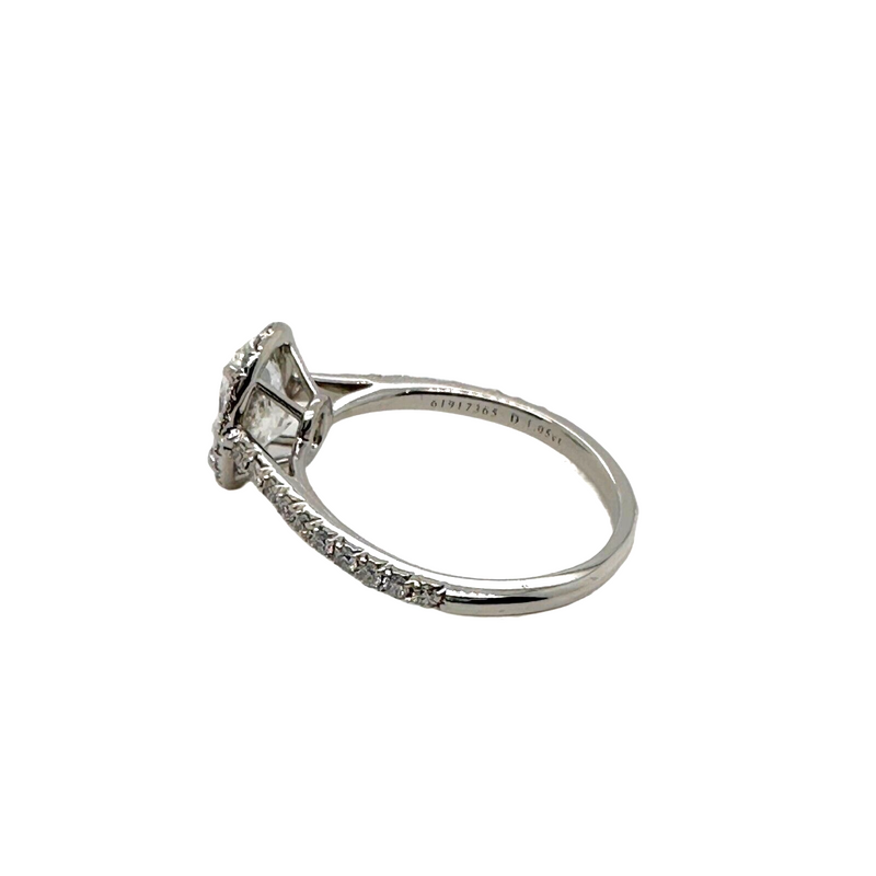 Tiffany & Co. Oval Diamond Soleste 1.33 tcw D VVS2 Engagement Ring Platinum
