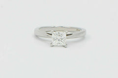 Celebration Diamond Engagement Ring Princess 0.97ct 18k White Gold $10000 Retail