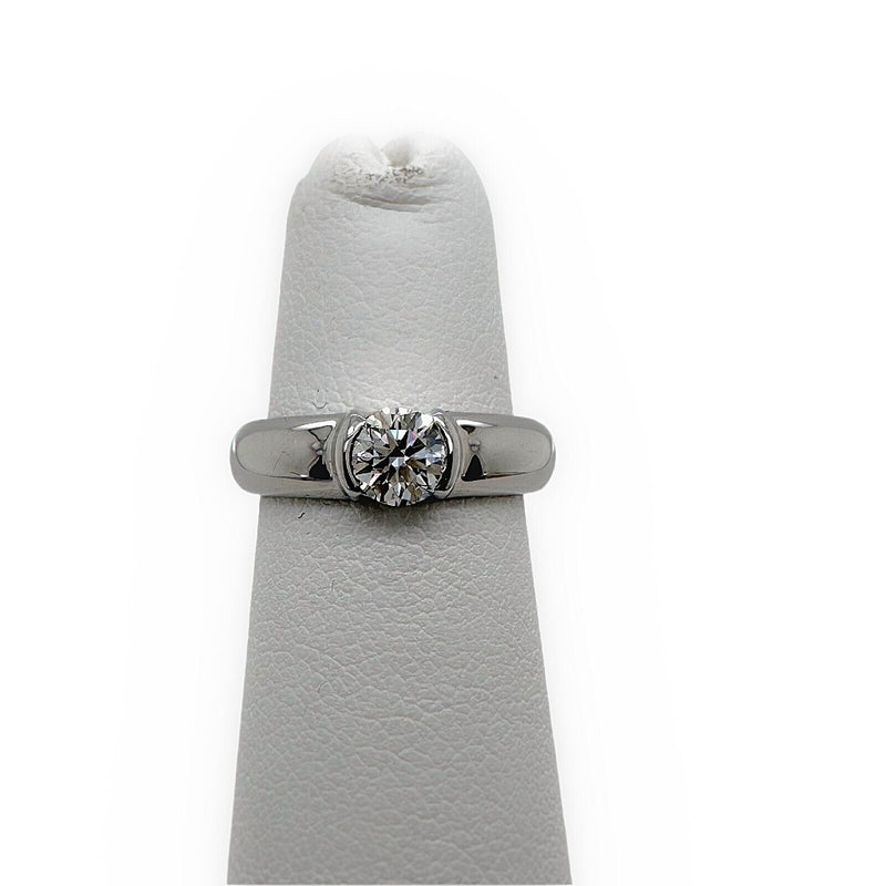 Tiffany & Co. ETOILE Round Diamond 0.39 TCW E VS1 Engagement Ring Platinum