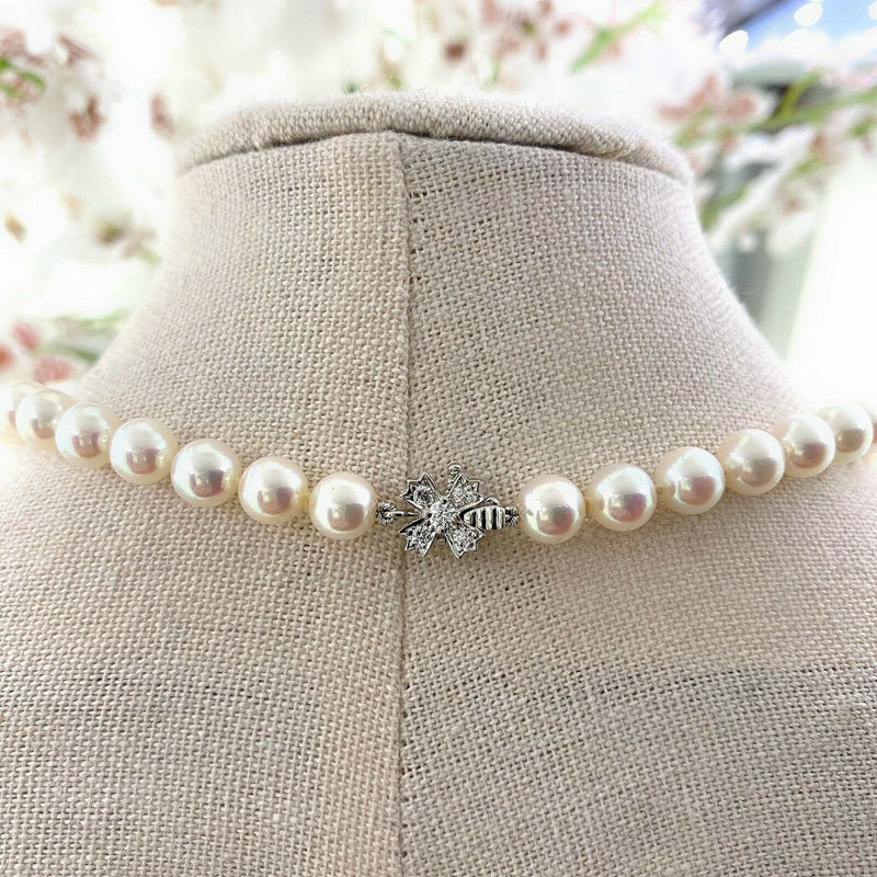 Tiffany & Co. - Platinum Diamond and Pearl Necklace