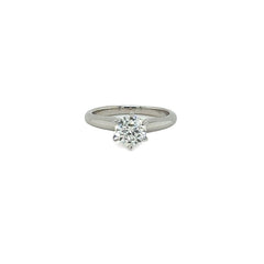 Sitara Round Diamond 0.74 cts G SI2 Engagement Ring in 14kt White Gold