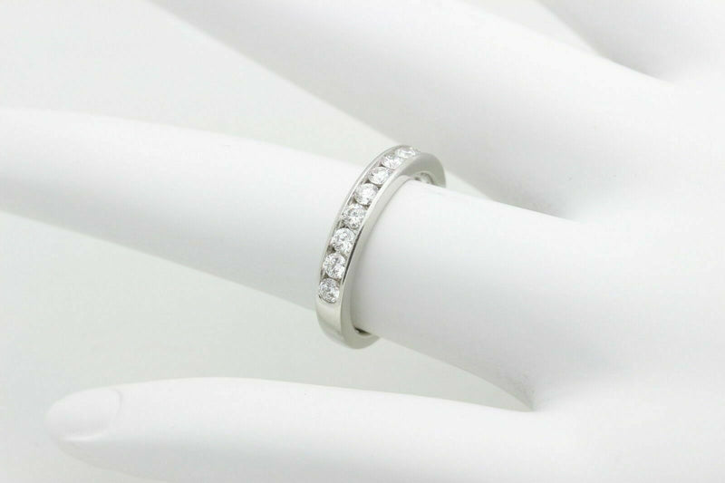 Tiffany & Co Diamond Wedding Band 2.5mm Channel Set in Platinum $2,875 Retail #1