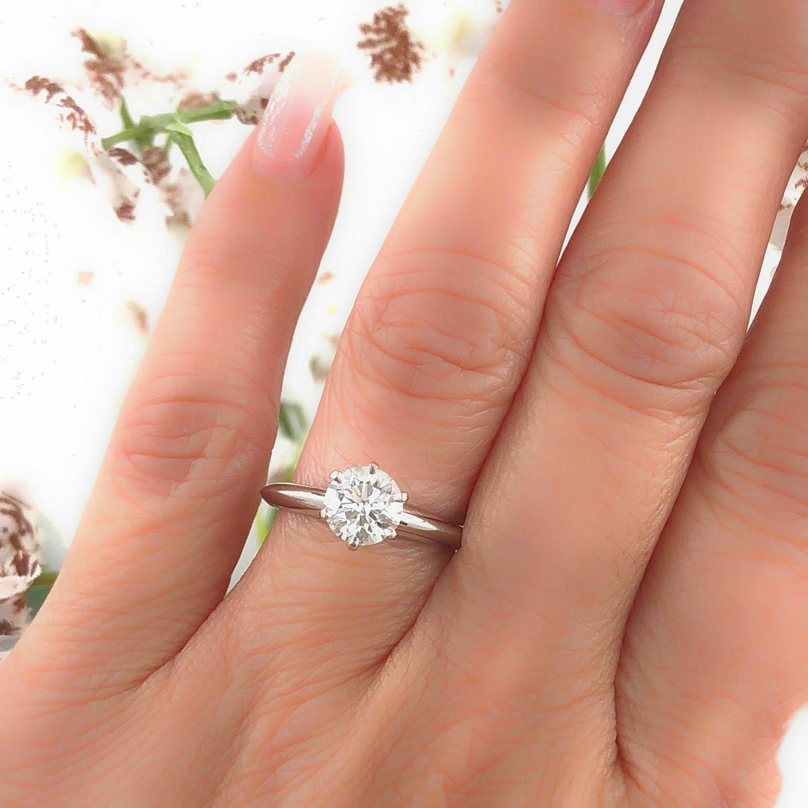Tiffany & Co. Lucida Diamond Engagement Ring .60ct H VVS2 in Platinum | The  Diamond Oak