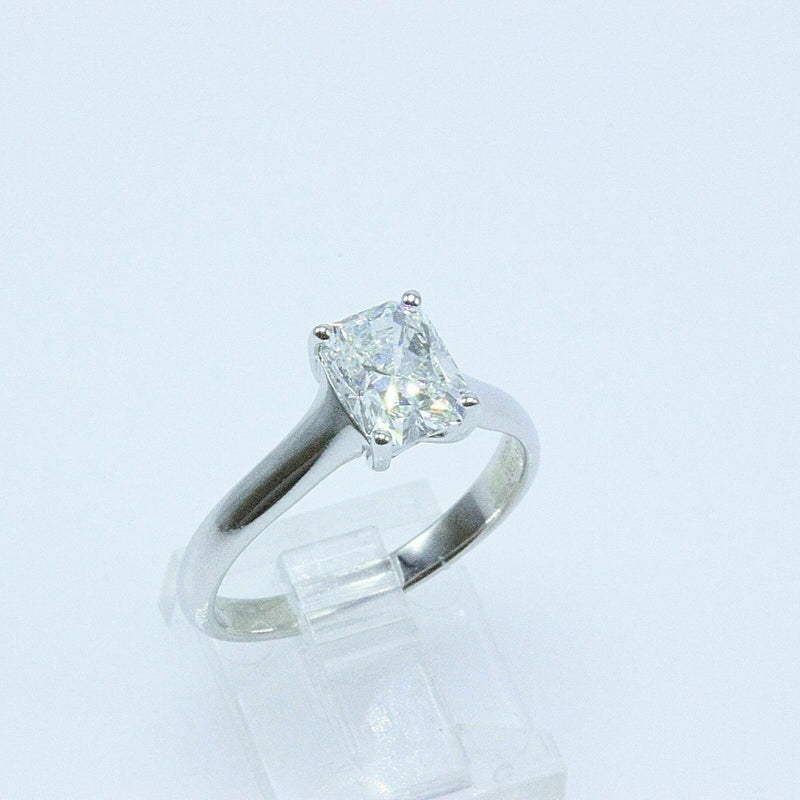 Tiffany & Co Platinum Diamond Engagement Ring Lucida 1.70 ct F VVS2 $53K Retail
