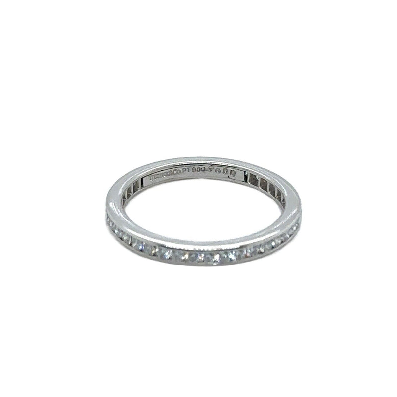 Tiffany & Co. Platinum Eternity Band Ring Round Diamonds 0.51 tcw 2.5 MM