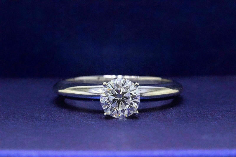 Leo Round Diamond Engagement Ring 0.67cts I SI1 14K White Gold $5,300 Retail