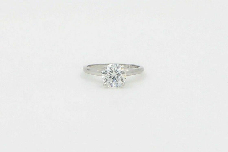 Celebration Diamond Engagement Ring Round 1.59 cts I SI1 14K White Gold GIA