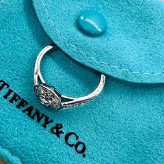 Tiffany & Co Circlet Diamond Engagement Ring in Platinum