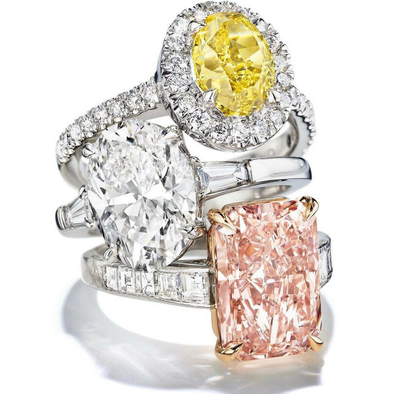 Three-Stone Princess Diamond Engagement Ring 1.35 tcw in 14kt White Gold