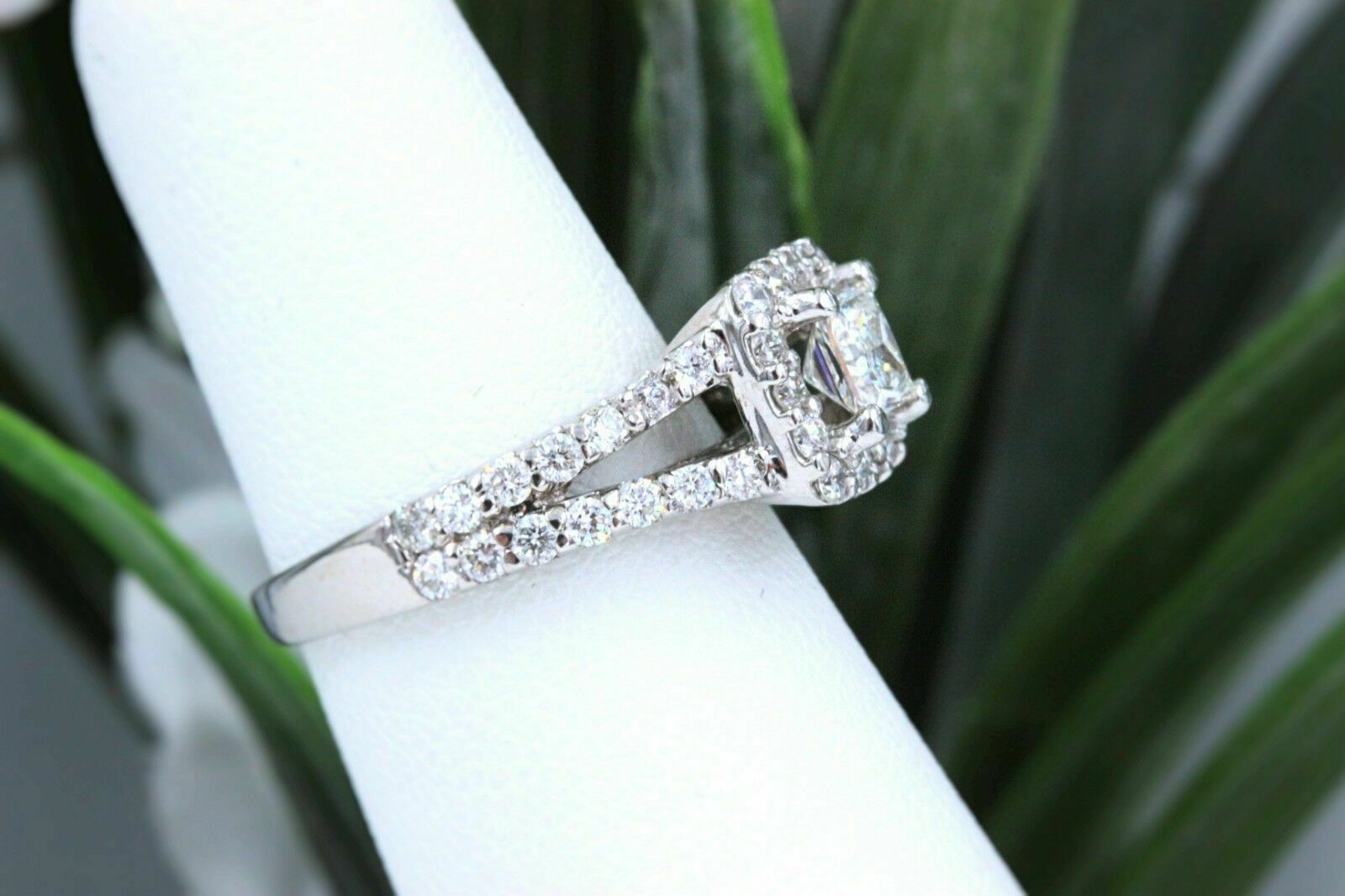 Diamond Accent Semi-Mount Engagement Ring