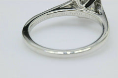 Tiffany & Co Legacy Platinum Cushion Diamond Engagement Ring 0.66 tcw H VVS1