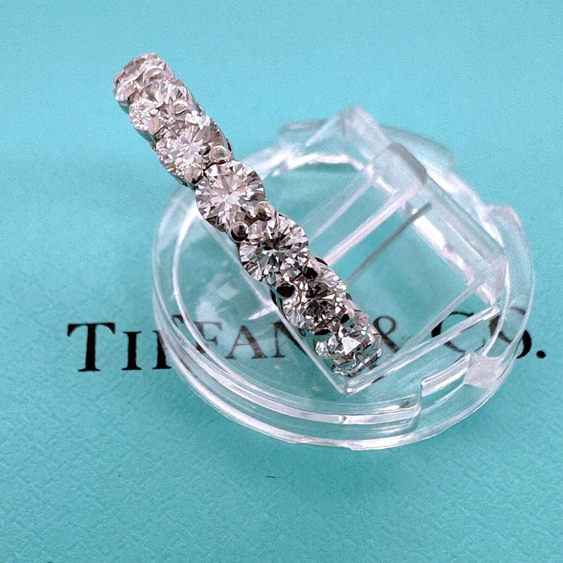 Tiffany & Co FOREVER Full Circle Round Diamond 3.02 tcw Band Ring Platinum