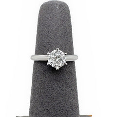 Sitara Round Diamond 0.74 cts G SI2 Engagement Ring in 14kt White Gold