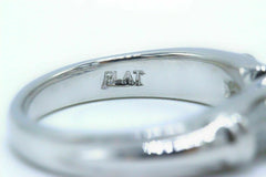 Scott Kay Platinum Diamond Engagement Ring Semi Mount Tapered Baguettes 0.28tcw