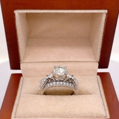 Shane Co. 1.75 TCW Round Brilliant Diamond Engagement Ring 14K