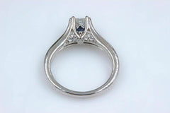 VERA WANG Engagement Ring Love Collection 0.85 tcw 18k White Gold $7,999 Retail