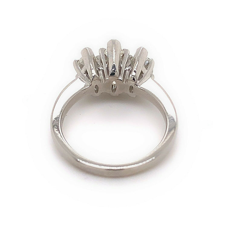 Marquise Diamond Three-Stone 2.30 tcw Engagement Ring Platinum Retail $18K
